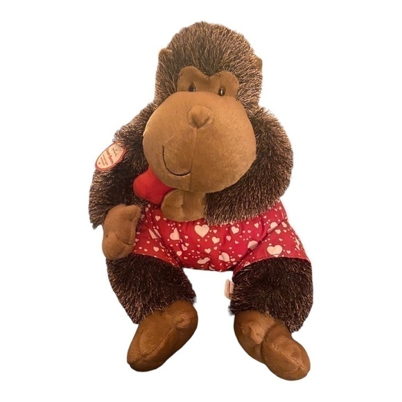 Hallmark boom-Boom valentine plush monkey - Picture 1 of 8